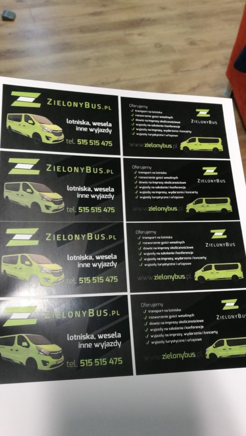 Wydruk wizytówek / Big Print reklama biłgoraj