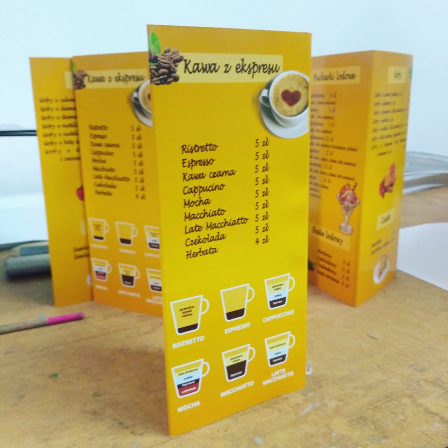 Standy reklamowe dla Pizzerii u Janusza/ reklama Big Print Biłgoraj