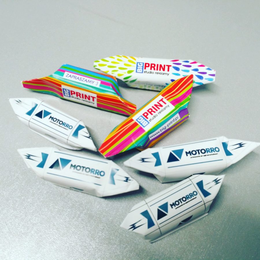 Krówki reklamowe Motorro / Big Print drukarnia Biłgoraj