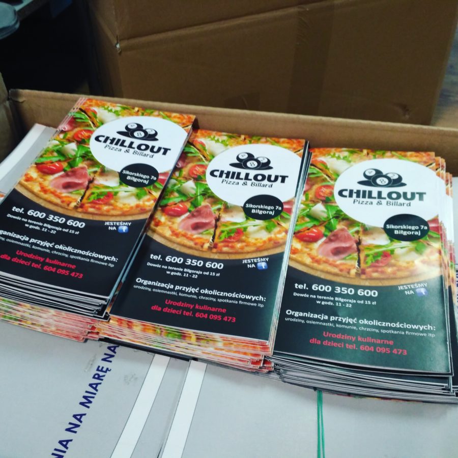 Ulotki dla Chillout / BiG Print Biłgoraj